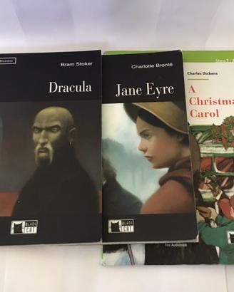 3 Libri Inglese Jane Eyre Dracula Christmas Carol