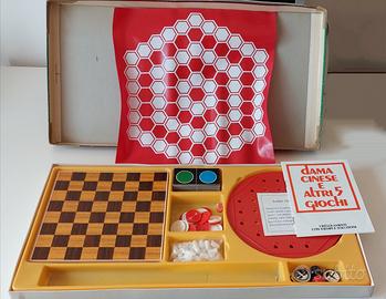 Gioco anni '70 Dama cinese e altri giochi 