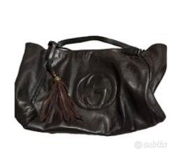 Borsa in pelle nera
