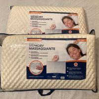 Coppia di cuscini Memory Massaggiante NUOVI