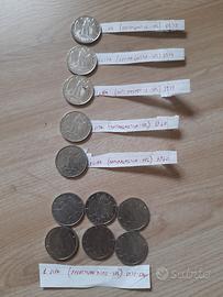 Lotto 11 monete 1 Lira Impero Vittorio (SPL)