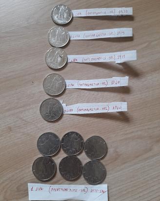 Lotto 11 monete 1 Lira Impero Vittorio (SPL)