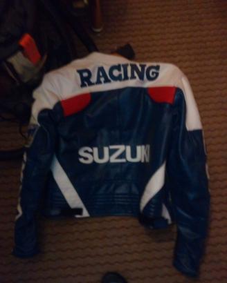 Giacca da moto in pelle