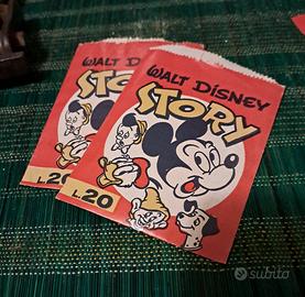 25 bustine di figurine Walt Disney Story 