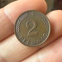 Moneta 2 Pfennig 1966 J - Germania Ovest (BRD)