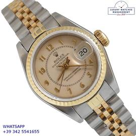 Rolex Datejust 69173 Ladies 26MM Enamel cream dial