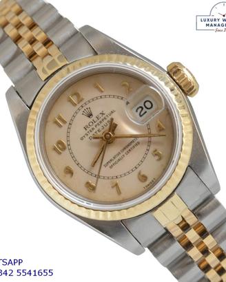 Rolex Datejust 69173 Ladies 26MM Enamel cream dial