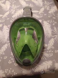 Maschera Snorkeling Integrale Easybreath-Taglia S