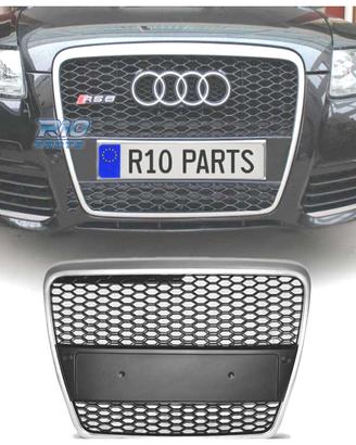 GRIGLIA AUDI A6 C6 04-08 LOOK RS6 GRIGIO CHIARO