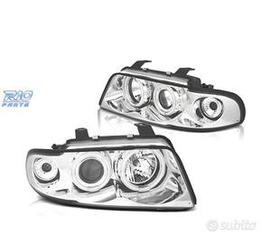 FARI PER AUDI A4 B5 94-99 ANGEL EYES CCFL FONDO CR