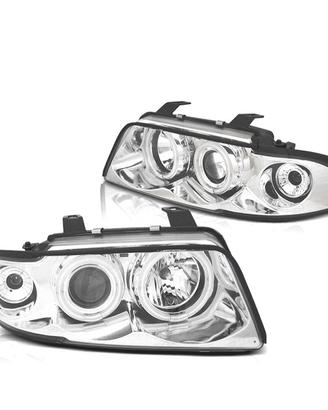 FARI PER AUDI A4 B5 94-99 ANGEL EYES CCFL FONDO CR