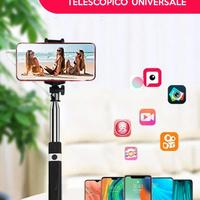 bastone selfie telescopico per smartphone