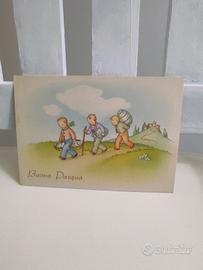 Cartolina augurale vintage “Buona Pasqua” - '39