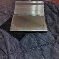 Portabiglietti da visita placcato argento