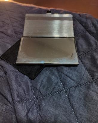 Portabiglietti da visita placcato argento