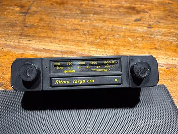 Autoradio Autovox fiat ritmo targa oro originale
