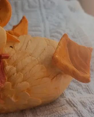 Statuina Papera Artefice anni 80/90 11,5x11,5x9 cm