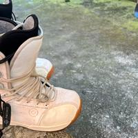 Tavola snowboard sx2 con attacchi e scarponi N 40