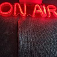 scritta luminosa "ON AIR" a led USB