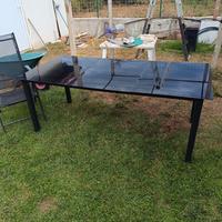 set tavolo con sedie esterno giardino 