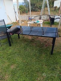 set tavolo con sedie esterno giardino 