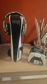 PS5 versione disco+giochi+controller+accessori