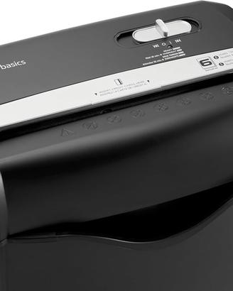 distruggi documenti 6 fogli taglio croce carte