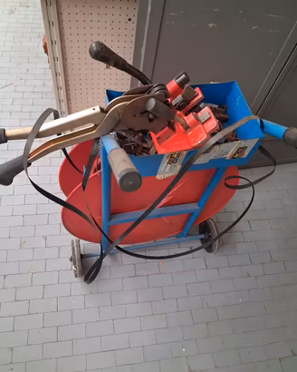carrello per reggetta +1 scat fermagli intera 