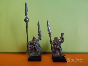 Gruppo di comando 5 ed Elfi silvani Warhammer