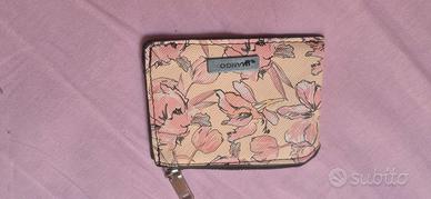 Portafoglio Mango floreale con zip