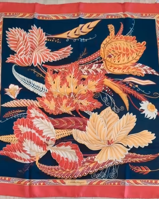vivace foulard vintage di S. Ferragamo