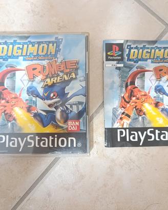 Digimon Rumble Arena PS1 PAL completo 