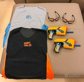Nerf kit pistole maglie e occhiali