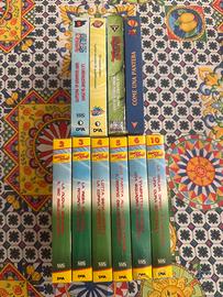Lotto collezione cartoni vari VHS