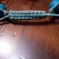 braccialetto regolabile con teschio 