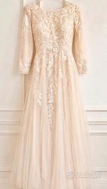 Abito sposa maniche lunghe