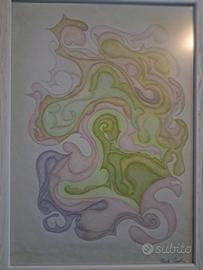 quadro con disegno astratto