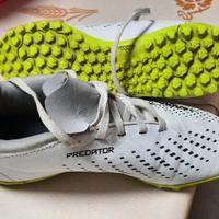 SCARPE DA CALCETTO ADIDAS USATE PER BIMBO N°36