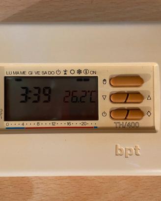 Cronotermostato digitale settimanale BPT TH400 BB