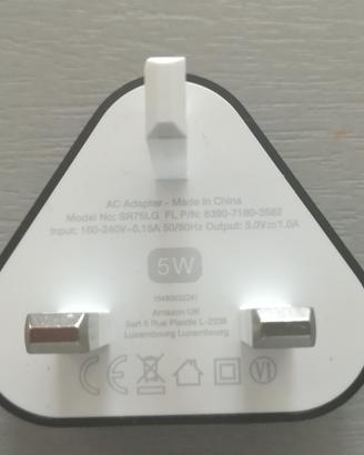 Alimentatore usb spina inglese amazon