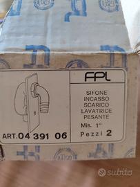 Sifone a incasso per lavatrice 