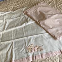 Completo lettino bambina (lenzuola e copertina)