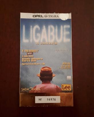 Vecchi biglietti tour da collezione Ligabue