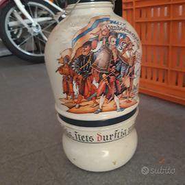 Bottiglione ceramica birra Landsenecht vintage