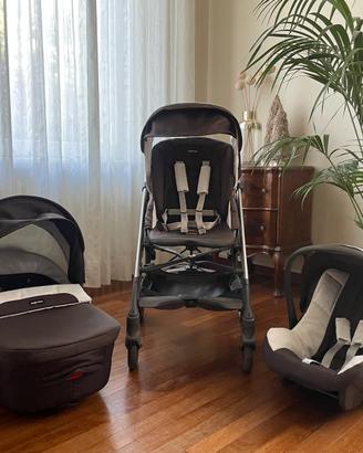 Passeggino Inglesina Trilogy completo + base auto