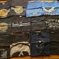 T-shirt colorate stampate Hard Rock Cafè e altre 