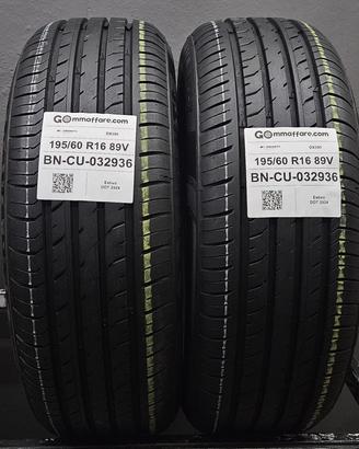 2 Pneumatici 195/60 R16 Davanti Dx390