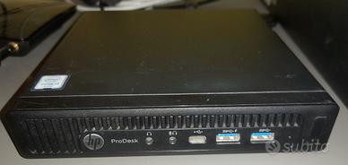 HP ProDesk 600 G2 Desktop Mini 8GB RAM, 250 NVM M2