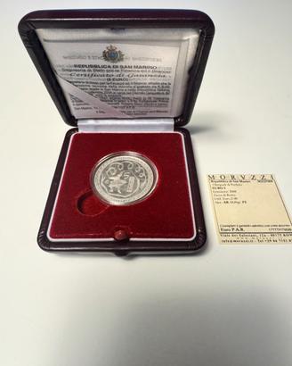 Moneta commemorativa in argento San Marino