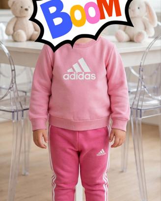 Tuta rosa da bimba Adidas 18-24 mesi